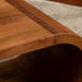 Infinity Unique Acacia Wood Rustic Coffee Table Crestview Collection