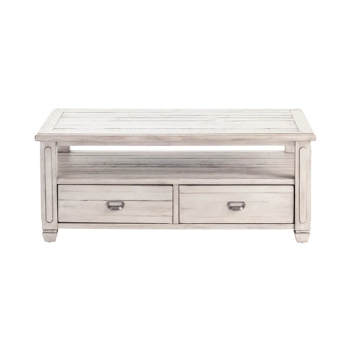 Pembroke Plantation Rectangle Wood Coffee Table Crestview Collection