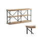 La Salle Wood Rustic Console Table Crestview Collection