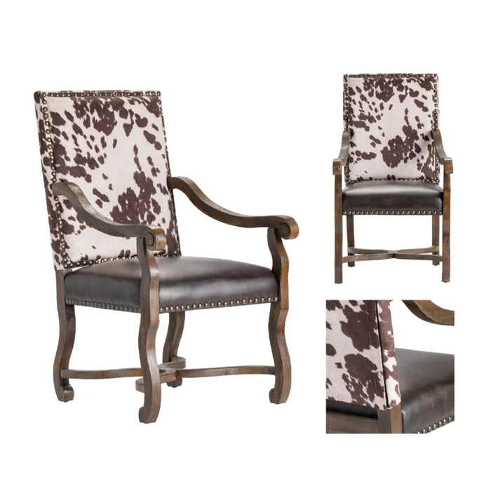 Mesquite Ranch Wood Rustic Accent Armchair Crestview Collection