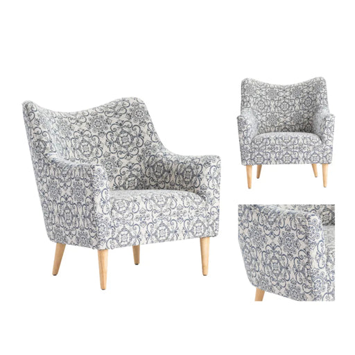 Huntington Fabric Upholstered Accent Armchair Crestview Collection