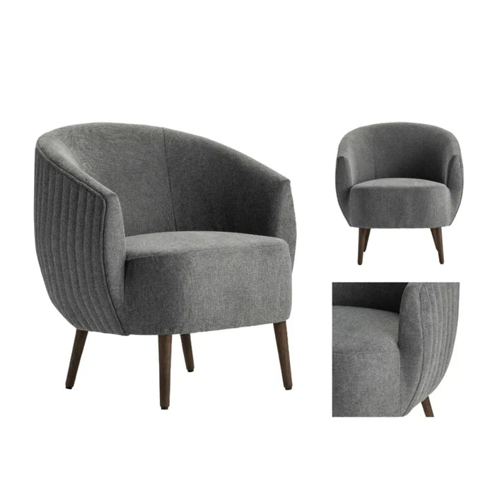 Logan Modern Upholstered Accent Armchair Crestview Collection