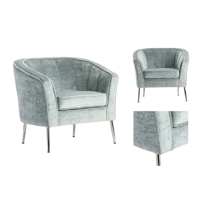 Jefferson Modern Upholstered Accent Armchair Crestview Collection