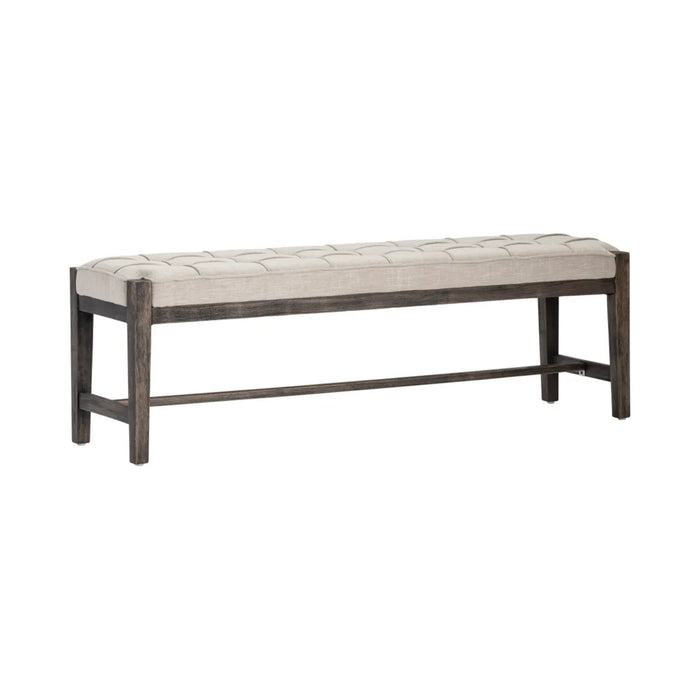 Dixon Modern Rectangle Fabric Bench Ottoman Crestview Collection