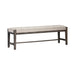 Dixon Modern Rectangle Fabric Bench Ottoman Crestview Collection