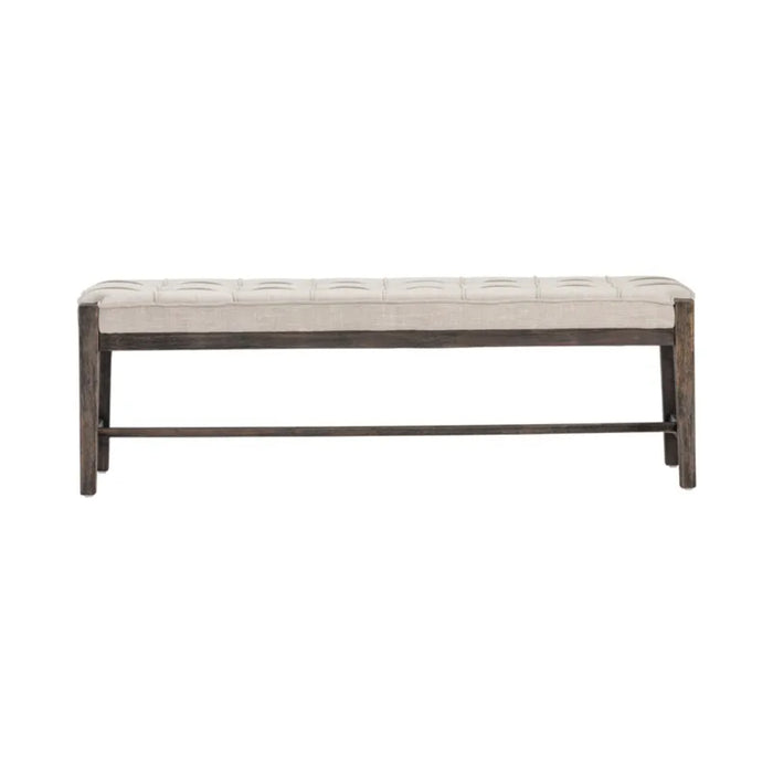 Dixon Modern Rectangle Fabric Bench Ottoman Crestview Collection