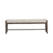 Dixon Modern Rectangle Fabric Bench Ottoman Crestview Collection