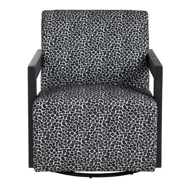 Serengetti Swivel Modern Fabric Accent Armchair Crestview Collection