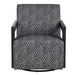 Serengetti Swivel Modern Fabric Accent Armchair Crestview Collection