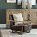 Lawson Modern Leather Accent Armchair Crestview Collection