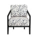 Rorschach Modern Fabric Accent Armchair Crestview Collection