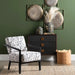 Rorschach Modern Fabric Accent Armchair Crestview Collection