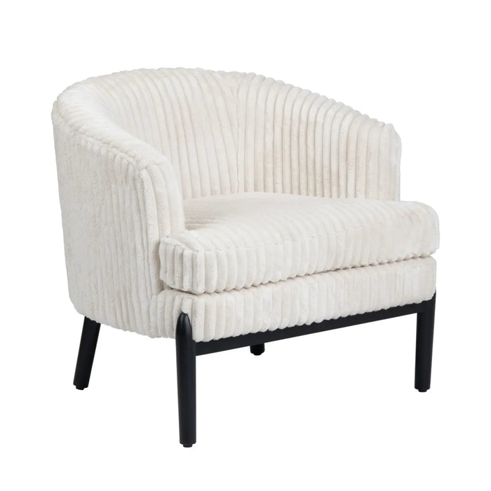 Mily Modern Fabric Upholstered Accent Armchair Crestview Collection