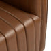 Huxley Swivel Modern Leather Accent Armchair Crestview Collection