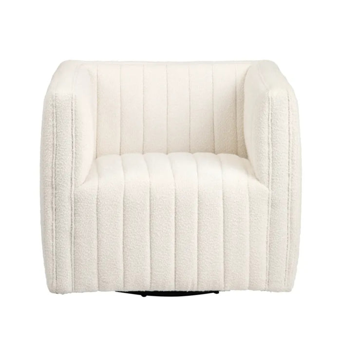 Maddison Swivel Modern Fabric Accent Armchair Crestview Collection