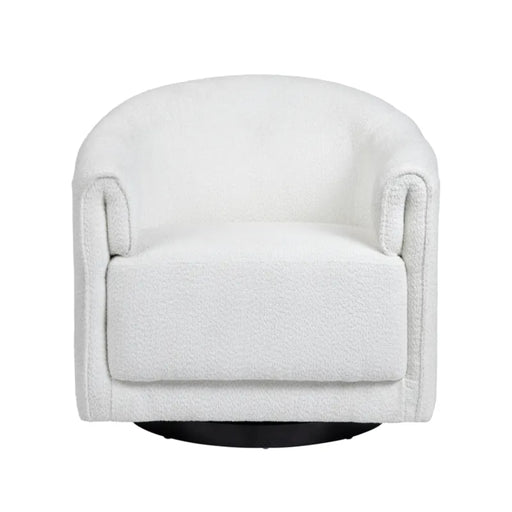 Kara Swivel Modern Fabric Accent Armchair Crestview Collection