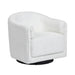 Kara Swivel Modern Fabric Accent Armchair Crestview Collection