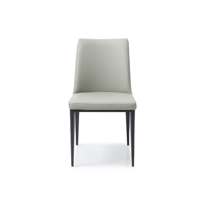 Whiteline Modern Carrie Grey Dining Side Chair