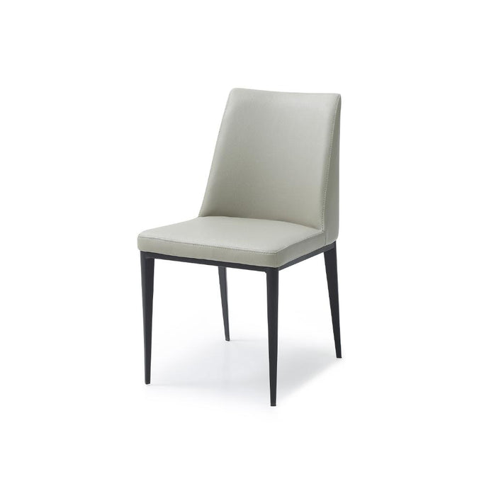 Whiteline Modern Carrie Grey Dining Side Chair