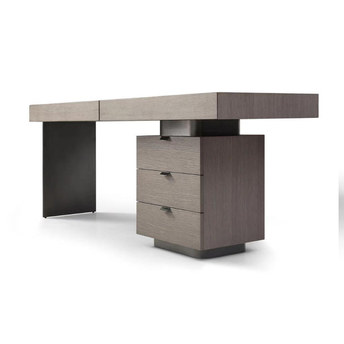 Whiteline Modern Alma Grey Office Desk