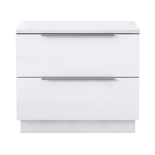 Whiteline Modern Damien High Gloss Wood Nightstand