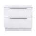 Whiteline Modern Damien High Gloss Wood Nightstand