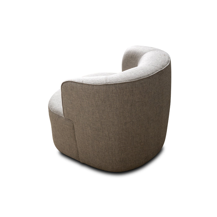 Whiteline Modern Denn Upholstered Fabric Accent Chair