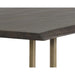 Sunpan Donnelly Rectangle Dark Wood Dining Table 
