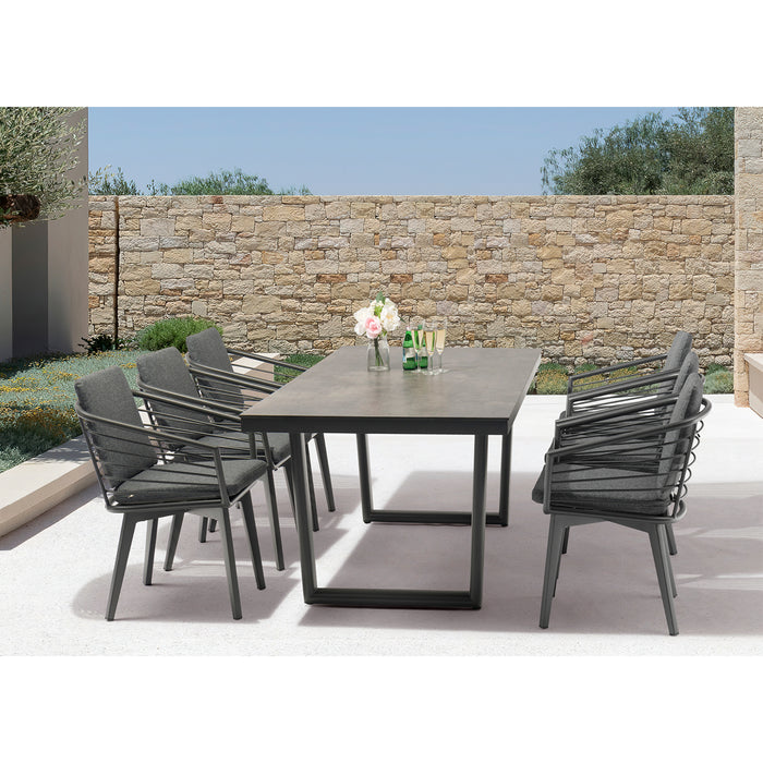 Whiteline Modern Doris Outdoor Dining Table