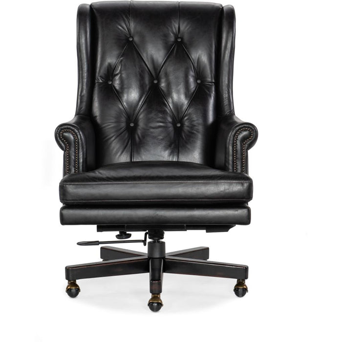 Hooker Furniture Leather Office Chair Charleston Executive Swivel Tilt EC110-099