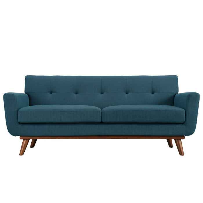 Modway Engage Upholstered Modern Fabric Loveseat