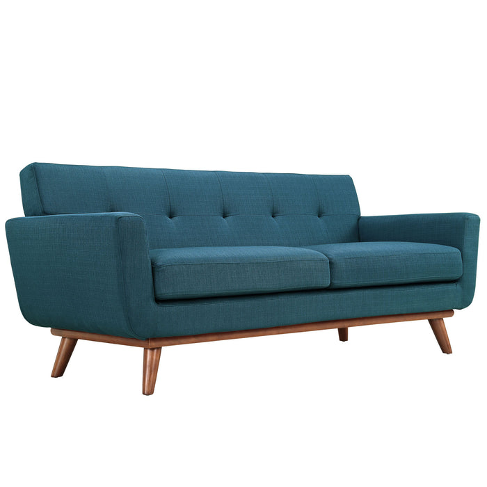 Modway Engage Upholstered Modern Fabric Loveseat