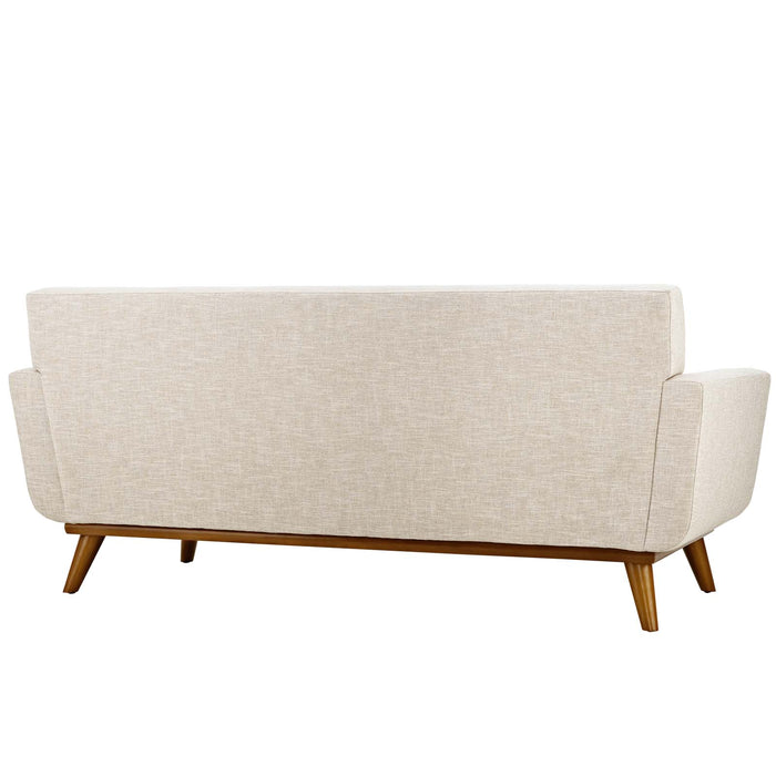 Modway Engage Upholstered Modern Fabric Loveseat