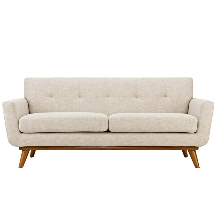 Modway Engage Upholstered Modern Fabric Loveseat