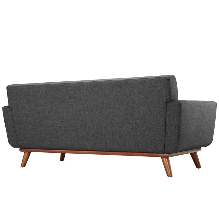 Modway Engage Upholstered Modern Fabric Loveseat