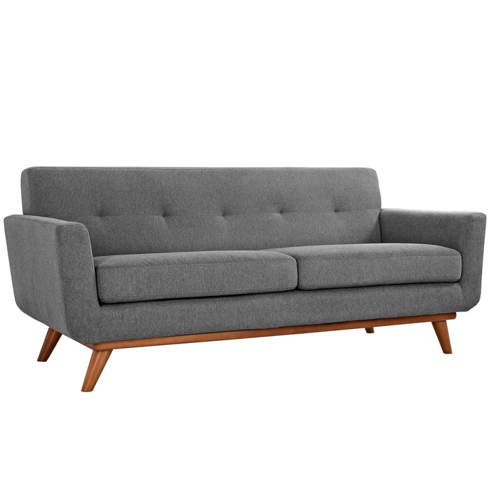 Modway Engage Upholstered Modern Fabric Loveseat