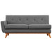 Modway Engage Left-Arm Upholstered Fabric Loveseat