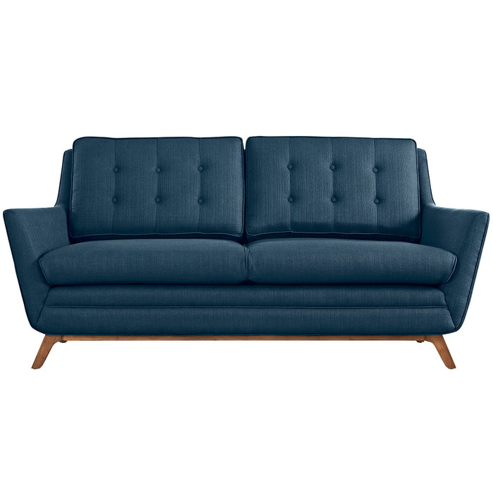 Modway  Beguile Upholstered Fabric Modern Loveseat 