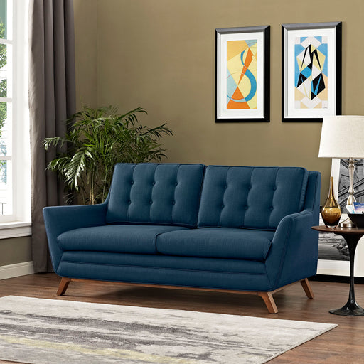 Modway  Beguile Upholstered Fabric Modern Loveseat 