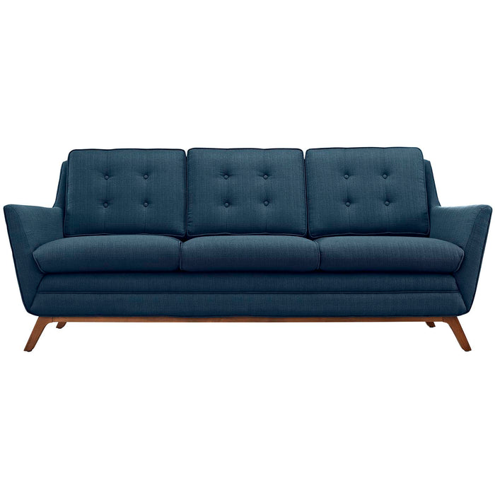 Modway Beguile Upholstered Mid-Century Fabric Sofa