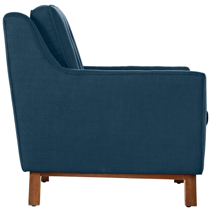 Modway Beguile Upholstered Mid-Century Fabric Sofa