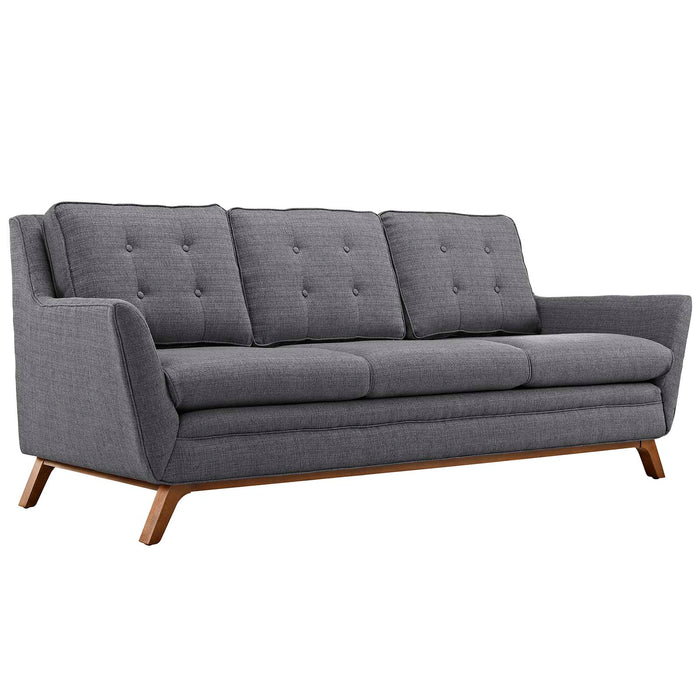 Modway Beguile Upholstered Mid-Century Fabric Sofa