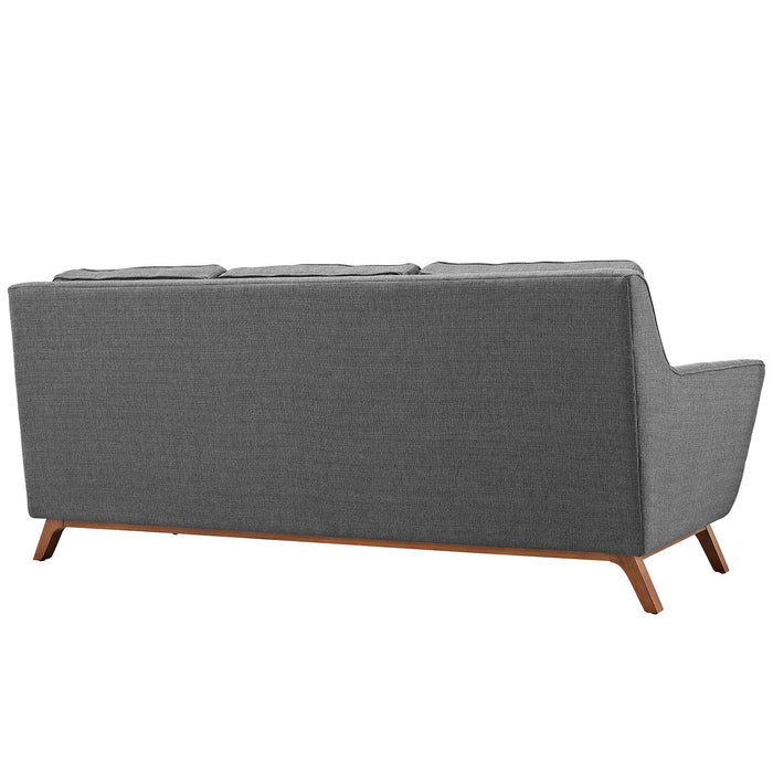 Modway Beguile Upholstered Mid-Century Fabric Sofa