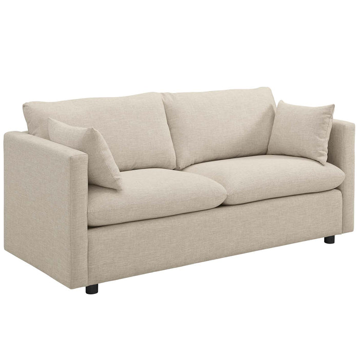 Modway Activate Upholstered Modern Fabric Sofa