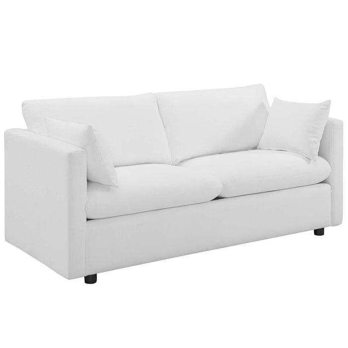 Modway Activate Upholstered Modern Fabric Sofa