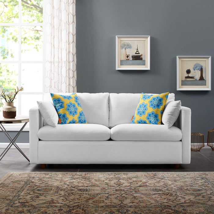 Modway Activate Upholstered Modern Fabric Sofa