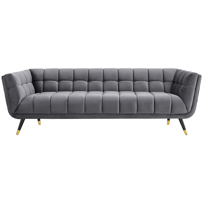 Modway Adept Mid-Century Modern Velvet Sofa