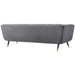 Modway Adept Mid-Century Modern Velvet Sofa