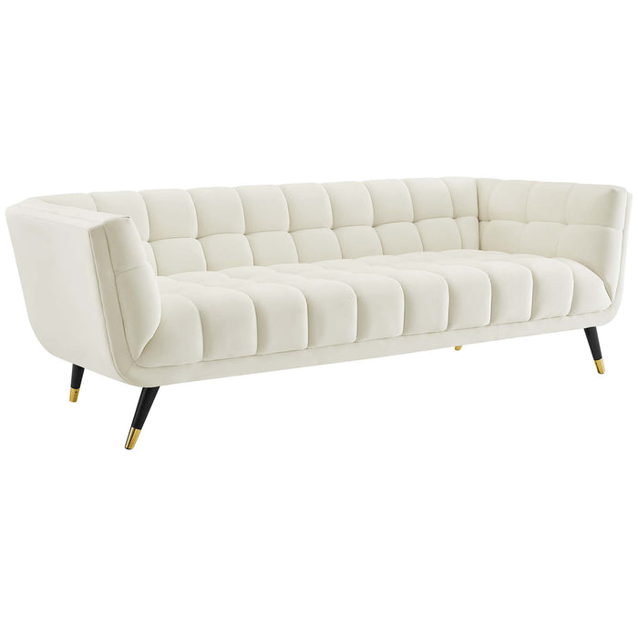 Modway Adept Mid-Century Modern Velvet Sofa