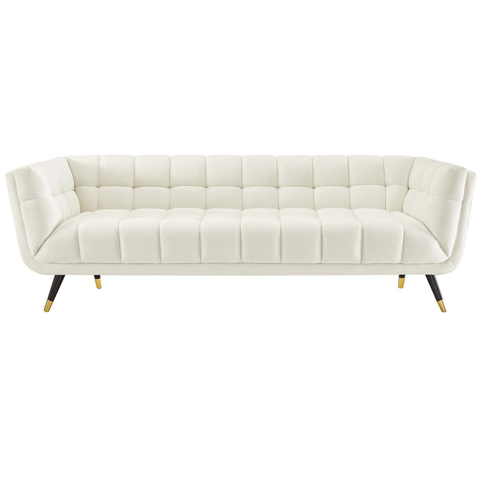 Modway Adept Mid-Century Modern Velvet Sofa